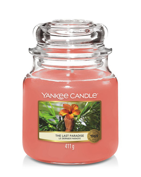 Yankee Candle roza dišeča sveča The Last Paradise Klasična srednja