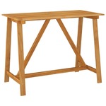 shumee Vrtna barska miza 140x70x104 cm trden akacijev les