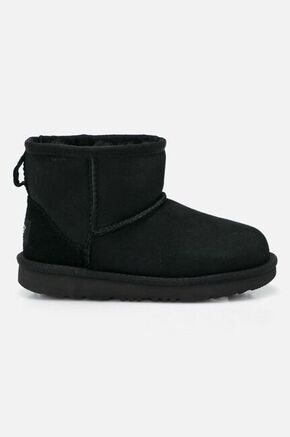 Zimska obutev UGG črna barva - črna. Zimski čevlji iz kolekcije UGG. Podloženi model
