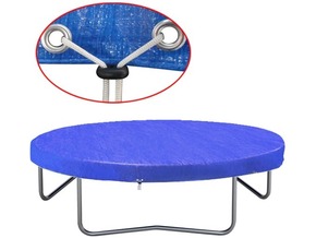 VIDAXL Pokrivalo za trampolin PE 450-457 cm 90 g/m²