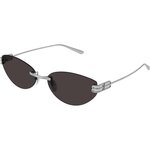 Balenciaga BB0486S 001 ONE SIZE (61) Srebrna/Siva