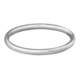 Troli Nežen minimalističen srebrn jekleni prstan (Obseg 60 mm)