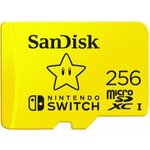 SanDisk SDSQXAO-256G-GNCZN (R100mb-s / W60mb-s) Nintendo Switch Rumena