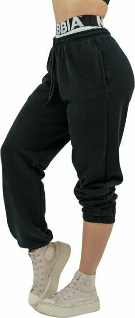 Nebbia Fitness Sweatpants Muscle Mommy Black XS Fitnes hlače