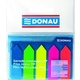 Donau Samolepilni plastični zaznamki v obliki puščice 12 x 45 mm - neonske barve