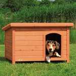 Trixie lesena hiška za pse z ravno streho, M