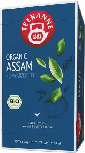 TEEKANNE Bio Organic Assam - 20 dvoprekatnih vrečk