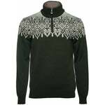 Dale of Norway Winterland Mens Merino Wool Sweater Dark Green/Off White/Mountainstone L Skakalec