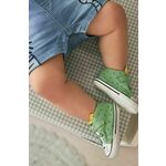 Otroške superge Mayoral Newborn zelena barva - zelena. Čevlji za dojenčka iz kolekcije Mayoral Newborn. Model izdelan iz tekstilnega materiala.