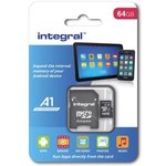 Integral spominska kartica microSDXC 64GB A1 App Performance UHS-I