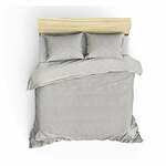 Bela bombažna garnitura posteljnega pregrinjala in vzglavnikov za zakonsko posteljo 240x260 cm Beste - Mijolnir
