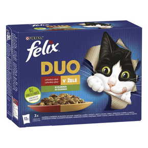 Felix hrana za mačke Fantastic DUO govedina in perutnina
