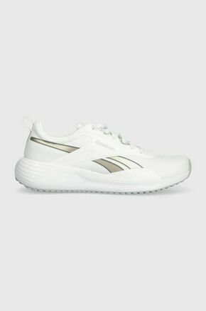 Tekaški čevlji Reebok Lite Plus 4 bela barva - bela. Tekaški čevlji iz kolekcije Reebok. Model dobro stabilizira stopalo in ga dobro oblazini.
