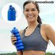 Northix Zložljiva steklenica za vodo iz silikona - modra