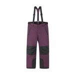 Otroške hlače Reima vijolična barva - vijolična. Otroški Hlače iz kolekcije Reima. Model izdelan iz enobarvne tkanine.