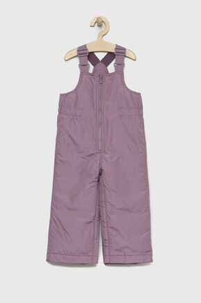 Otroške hlače GAP vijolična barva - vijolična. Otroški Hlače iz kolekcije GAP. Model izdelan iz enobarvnega materiala.