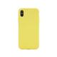 Chameleon Apple iPhone X/XS - Silikonski ovitek (liquid silicone) - Soft - Light Yellow