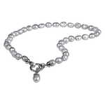 JwL Luxury Pearls Ogrlica iz pravih sivih biserov JL0557