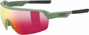 UVEX Sportstyle 227 Olive Mat/Mirror Red Kolesarska očala