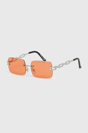Sončna očala Jeepers Peepers srebrna barva - srebrna. Sončna očala iz kolekcije Jeepers Peepers. Model z enobarvnimi stekli in okvirji iz kombinacije umetne snovi in kovine. Ima filter UV 400.