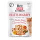 Brit Care Cat Fillets in Gravy with Tender Turkey & Savory Salmon - 85 g