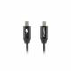 kabel usb c lanberg ca-cmcm-40cu-0018-bk (1,8 m) črna