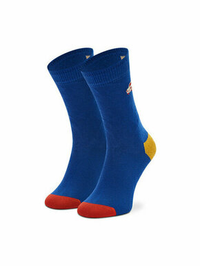 Happy Socks Otroške visoke nogavice KBECR01-6300 Modra