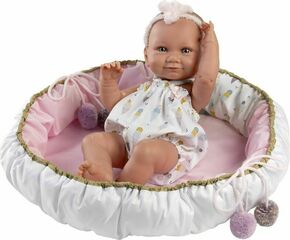 Llorens 73806 NEW BORN punčka - realistična otroška punčka s polnim ohišjem iz vinila - 40 cm