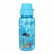 WEBHIDDENBRAND Plastična steklenica za pitje podvodnega sveta, Modra, z morskimi škodljivci