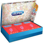 Durex Feel Thin - paket kondomov z življenjskim občutkom (3 x 12 kosov)