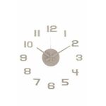 Stenska ura Karlsson DIY Sunset Numbers - siva. Stenska ura iz kolekcije Karlsson. Model izdelan iz umetne snovi.