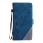 Preklopna torbica (WLGO-Lines) za Xiaomi 14T Pro, modra