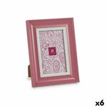 NEW Okvir za fotografije Kristal Roza Plastika (6 kosov) (2 x 21 x 16 cm)
