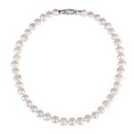 JwL Luxury Pearls Biserna ogrlica iz baročnih biserov in cirkonov JL0597 srebro 925/1000