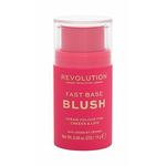 Makeup Revolution London Fast Base Blush rdečilo za obraz 14 g odtenek Rose za ženske