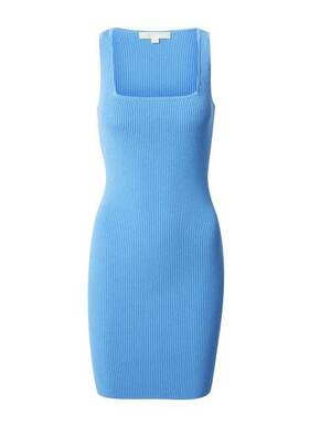 Obleka MICHAEL Michael Kors - modra. Obleka iz kolekcije MICHAEL Michael Kors. Model izdelan iz jeansa. Model iz izjemno udobne tkanine z visoko vsebnostjo viskoze.