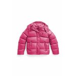 Otroška jakna Polo Ralph Lauren roza barva - roza. Otroški jakna iz kolekcije Polo Ralph Lauren. Podložen model, izdelan iz gladke tkanine. Obojestranski model, ki zagotavlja polno funkcionalnost za uporabo na obeh straneh.