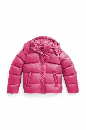 Otroška jakna Polo Ralph Lauren roza barva - roza. Otroški jakna iz kolekcije Polo Ralph Lauren. Podložen model
