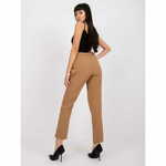 ITALY MODA Ženske dolge rjave hlače BRASILIA DHJ-SP-5071.95_382331 XL