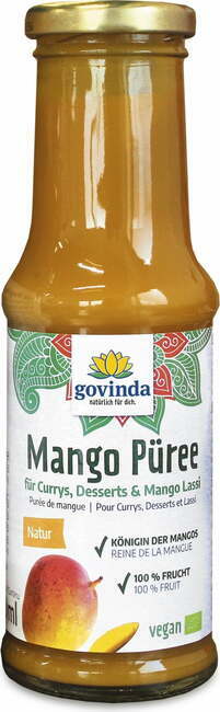 Govinda Bio 100% pire iz manga - 210 ml