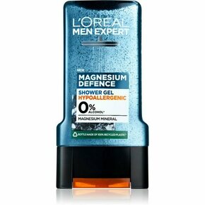 Loreal Paris Gel za tuširanje Men Expert Magnesium Defense (Hypoallergenic Shower Gel) 300 ml