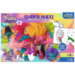 Trefl Puzzle Super Maxi 24 - Happy Trolls Day / Universal Trolls 3 (2023) FSC Mix 70%