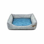 Modra/svetlo siva postelja za pse 85x105 cm SoftBED Eco XL – Rexproduct