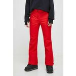 Smučarske hlače Rossignol rdeča barva - rdeča. Smučarske hlače iz kolekcije Rossignol. Model izdelan iz materiala, odpornega na vlago, s hidrofobno prevleko.