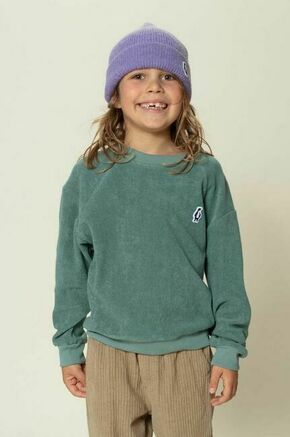 Otroška kapa Gosoaky vijolična barva - vijolična. Kapa iz kolekcije Gosoaky. Model izdelan iz pletenine z nalepko.