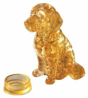 HCM Kinzel 3D kristalna sestavljanka Golden Retriever Puppy 41 kosov