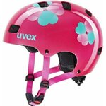 UVEX Kid 3 Pink Flower 55-58 Otroška kolesarska čelada