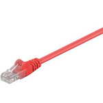Goobay U / UTP CAT 5e patch kabel, mrežni, povezovalni, rdeč, 0,5 m