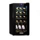 Klarstein Shiraz 15 Slim Uno samostojni hladilnik za vino, 15 steklenic/28 steklenic, 1 temperaturno območje