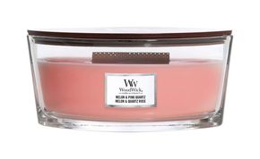 Woodwick Dišeča svečka ladja Melon &amp; Pink Quartz 453 g